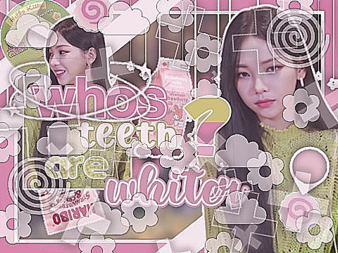 ᐢ..ᐢ ♻️ @whose teeth are whiter?!?