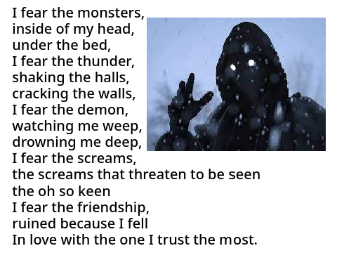 I fear
