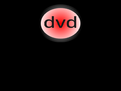 dvd logo but circle on a low budget
