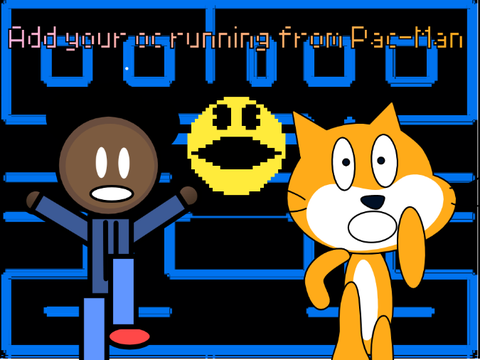 Add your oc running from Pac-Man