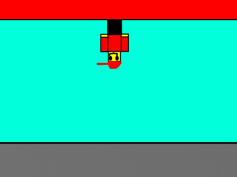 walk on roof or floor game