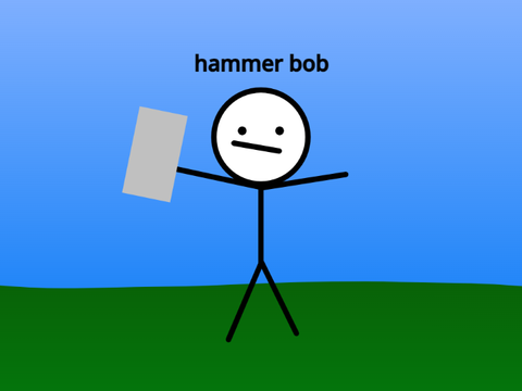 hammer x jetpack bob 