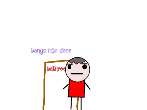 when you lock the door and can't get in