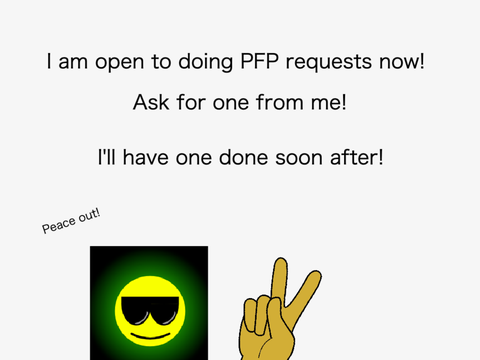 PFP requests are open!