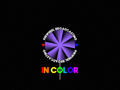 Pinwheel Broadcasting logo (1967-1971) with voiceover