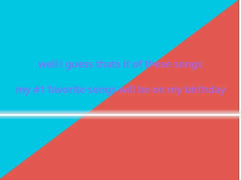 one more month!