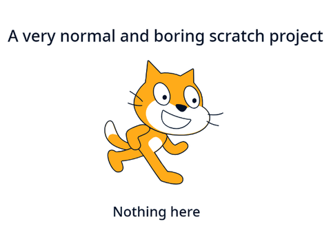 A very normal and boring scratch project