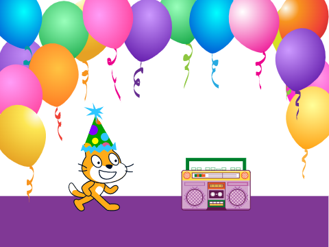happy birthday scratch