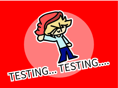 TESTING... (a bit less)