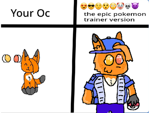 Your OC as an EPIC POKEMON TRAINER!