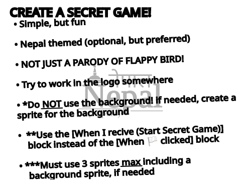 Create a Secret Game!