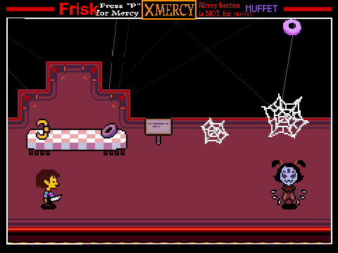 Muffet vs. Frisk 2 player remix