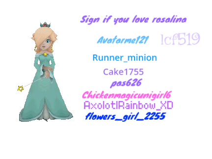 Remix and sign if you love rosalina! remix remix remix remix remix remix