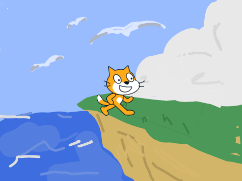 海の景色　（友達作）