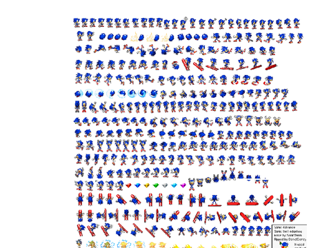 Sprites de sonic