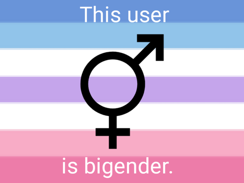 This user is bigender.