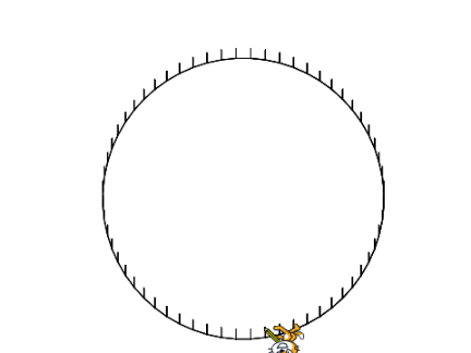clock with pen