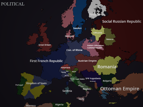 Cardinal's RP III: 1795 Europe