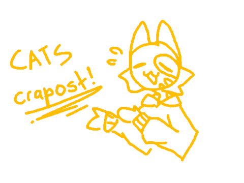 imagine not drawing your cats??!?!?!?!