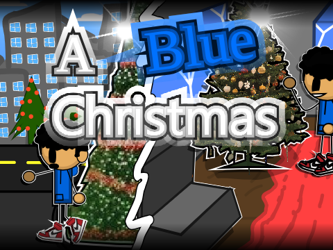 A Blue Christmas.. LATE Xd |  #Art #Animations #Christmas #Blue #2025 #snow #music 