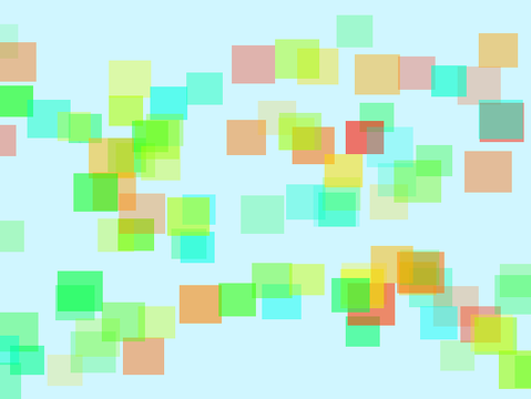 Swirling squares