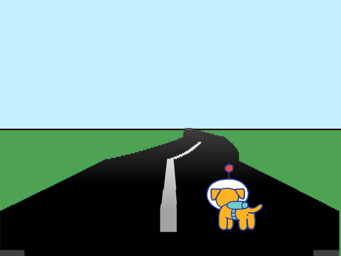 3d sprite stacked road 