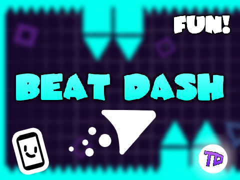 Geometric Beat Dash (mobile-friendly) || Neon || TinyDxde
