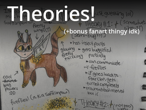 ToPH stuff (Saffronpaw theories + fan art thingy)