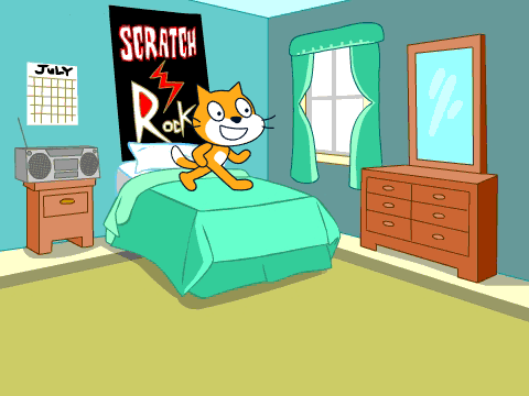 Scratch Cat becomes a Magician remix