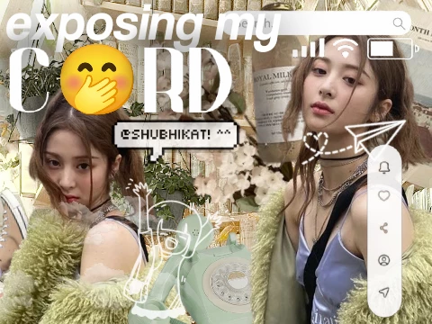 exposing my c☆rd