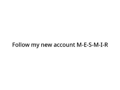 Please follow my new account
