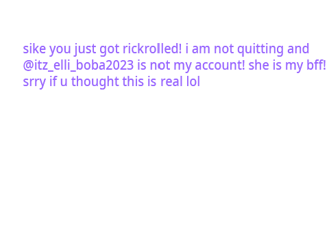 quitting??:(