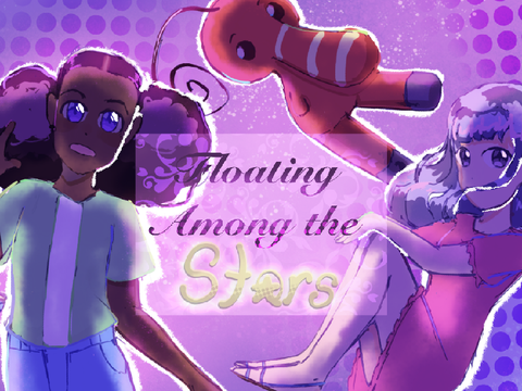 floating among the stars~. [art process]