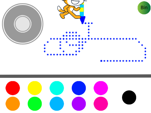 Draw with Scratch Cat