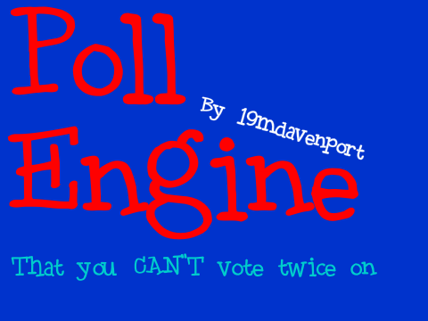Poll Engine - Can't vote twice