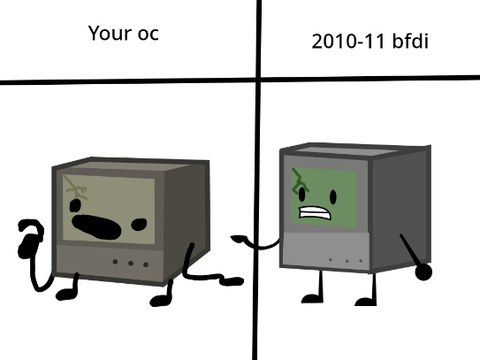 Making your oc look like a bfdi character from the early 2010s remix remix remix