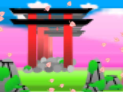 Japan Parallax Bitmap