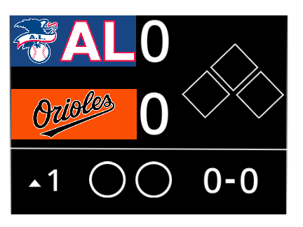Baseball Scoreboard- MLB Edition  #TeamYoshEEE