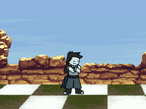 Add yourself fighting Kevin on a sky high temple!