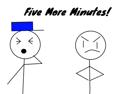 5 more minutes!