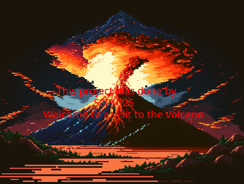 A visit to the volcano (C4L Final Project)