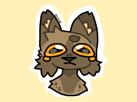African wild dog art