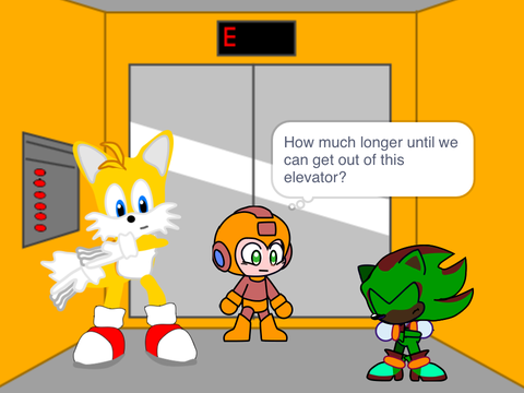 Add yourself/Oc Waiting in the elevator with me remix