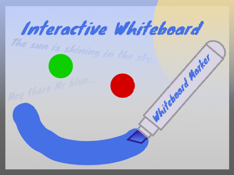 Interactive Whiteboard- now with more colours!!!