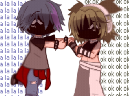 lala + okok  gacha meme