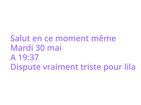 Ahh c’est horrible 