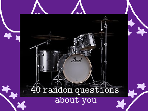 ✨ 40 random questions about you ✨  remix remix