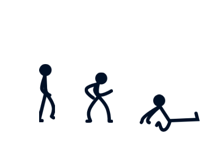 stick figure animation tests