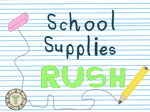School Supplies Rush (Contest Entry)
