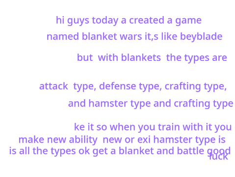 blanket wars announcement
